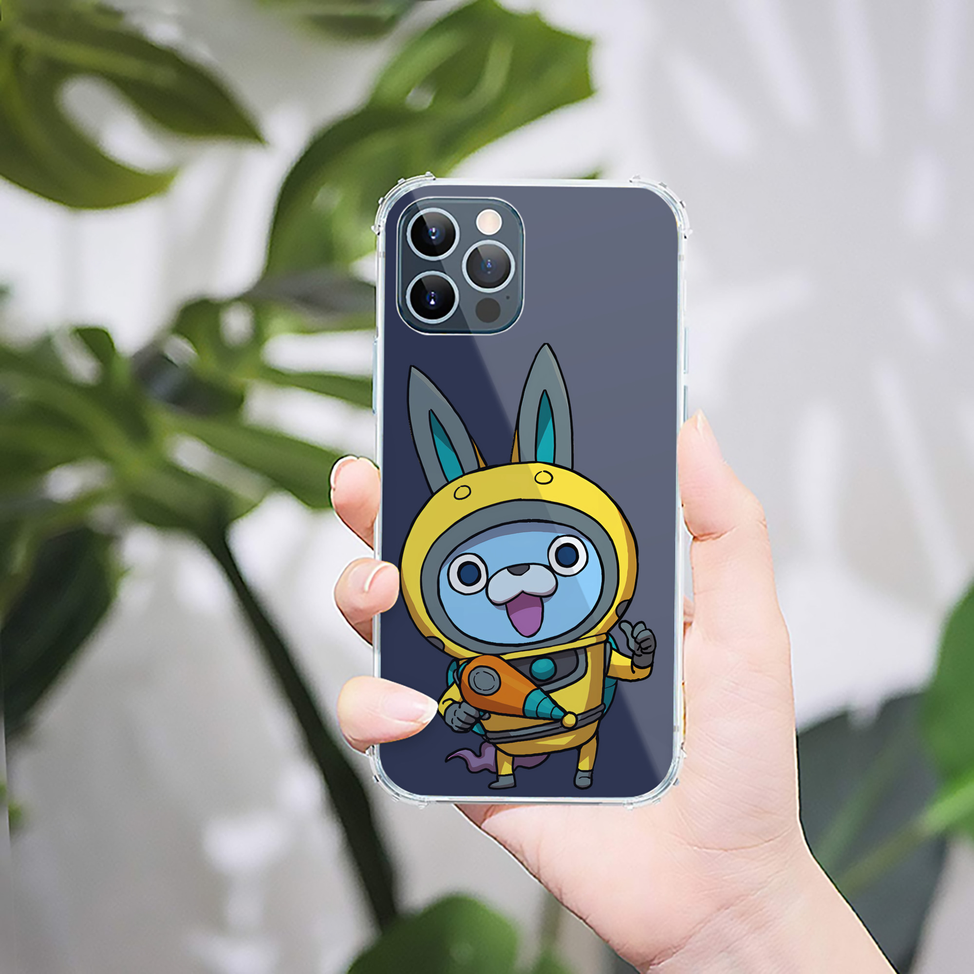 （画像用） 妖怪ウォッチ Yo-kai Watch 【iPhone 12シリーズ対応】透明スマホケース（クリアソフトケース）